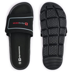 Alpine Swiss Gabe Cloud Slide Sandals For Men Shock-Absorbing Foam Insole With Arch Support Adjustable Strap Waterproof Anti-Slip Mens Slides
