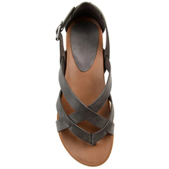 Journee Collection Women's Ziporah Gladiator Flat Sandals