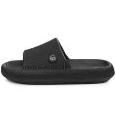 Alpine Swiss Omar Mens Slides Pillow Slippers for Men Ultra Cushioned Cloud Slides Waterproof Lightweight Sandals Quick Drying Non Slip Shower Shoes