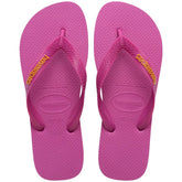 Havaianas Women's Logo Flip Sandals - Pink