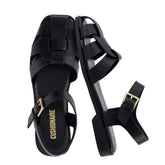 CUSHIONAIRE Benny Closed Toe Fisherman Womens Sandals - Flat Dressy Comfortable Sandals for Women with Adjustbale Ankle Strap