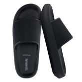 CUSHIONAIRE Men's Feather cloud recovery pool slide with +Comfort