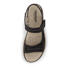 CUSHIONAIRE Women's Magee comfort footbed outdoor sandal with adjustable strap and +Memory Foam, Wide Widths Available