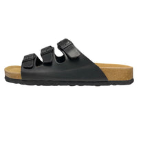 CUSHIONAIRE Men's Lela-M Cork footbed Sandal with +Comfort