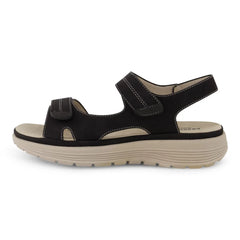 CUSHIONAIRE Women's Magee comfort footbed outdoor sandal with adjustable strap and +Memory Foam, Wide Widths Available