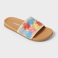 Kids' Melani Flower Strap Slides - Cat & Jack™