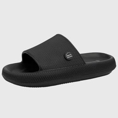 Alpine Swiss Omar Mens Slides Pillow Slippers for Men Ultra Cushioned Cloud Slides Waterproof Lightweight Sandals Quick Drying Non Slip Shower Shoes