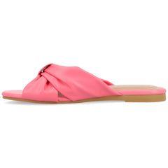 Journee Collection Women's Zetia Slip On Slide Sandals