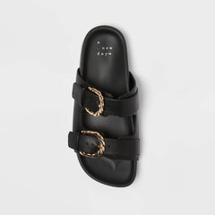 Women’s Koda Sandals with Memory Foam Insole - A New Day™ Black