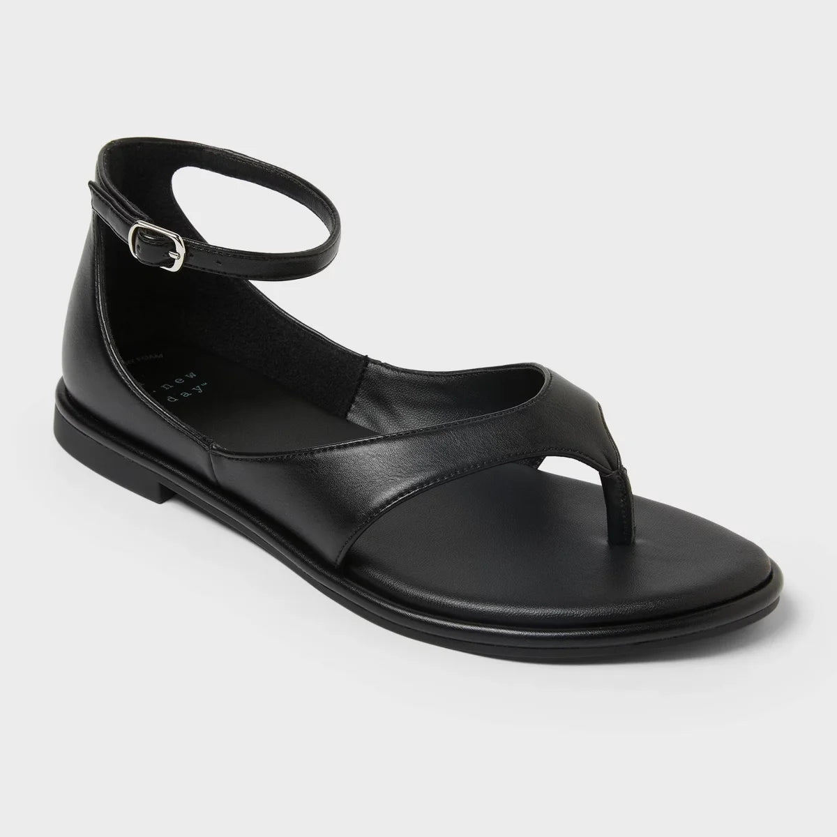 Women's Soren Ankle Strap Sandals - A New Day™ Black