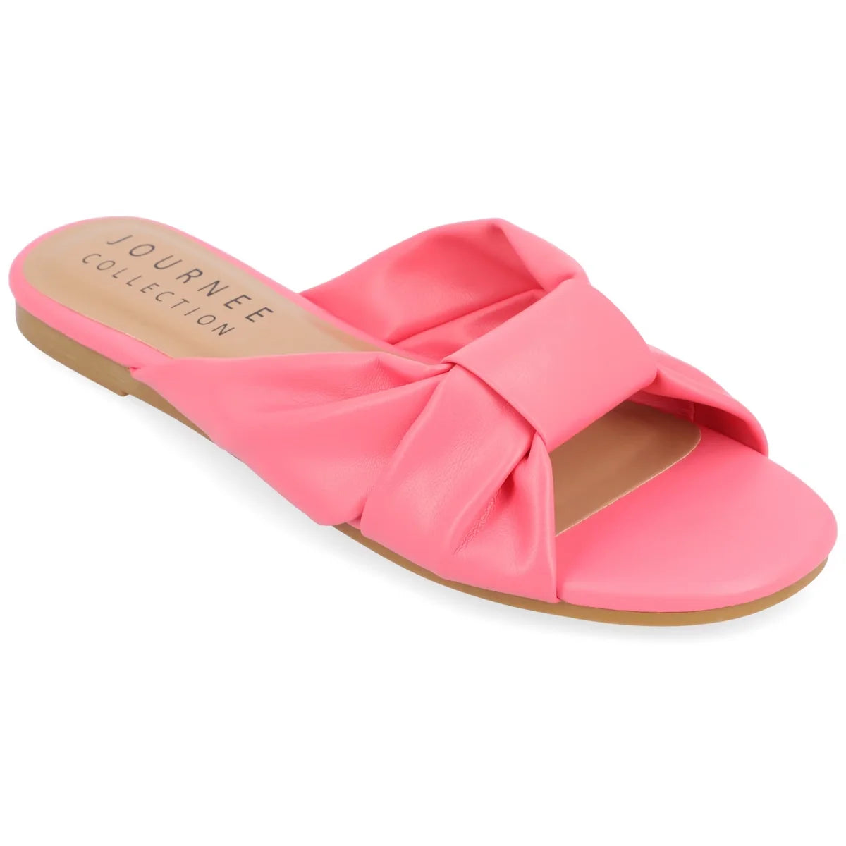 Journee Collection Women's Zetia Slip On Slide Sandals