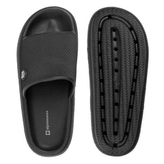 Alpine Swiss Omar Mens Slides Pillow Slippers for Men Ultra Cushioned Cloud Slides Waterproof Lightweight Sandals Quick Drying Non Slip Shower Shoes