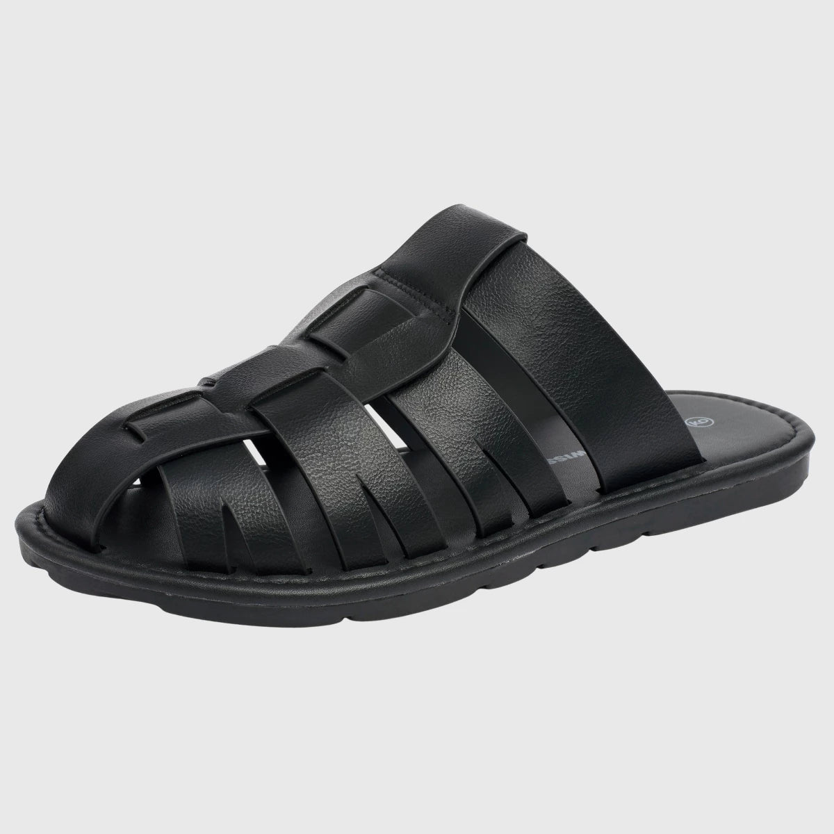 Alpine Swiss Marlin Mens Fisherman Sandals Vegan Leather Dressy Summer Slides Anti Slip Water Resistant Flat Beach Shoes