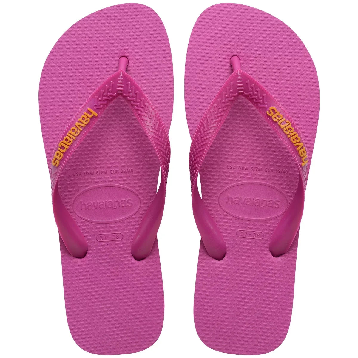 Havaianas Women's Logo Flip Sandals - Pink