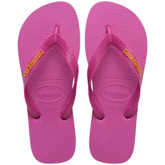 Havaianas Women's Logo Flip Sandals - Pink