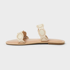 Women’s Vita Sandals with Memory Foam Insole - Universal Thread™ Cream