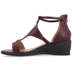 Journee Women's Trayle Medium and Wide Width Wedge Sandals