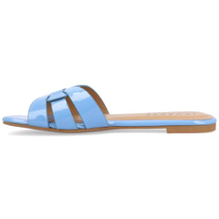 Journee Women's Comfort System Arrina Wide Width Flat Sandals