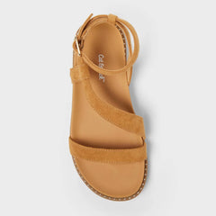 Kids' Shai Asymmetrical Strap Sandals - Cat & Jack™ Tan